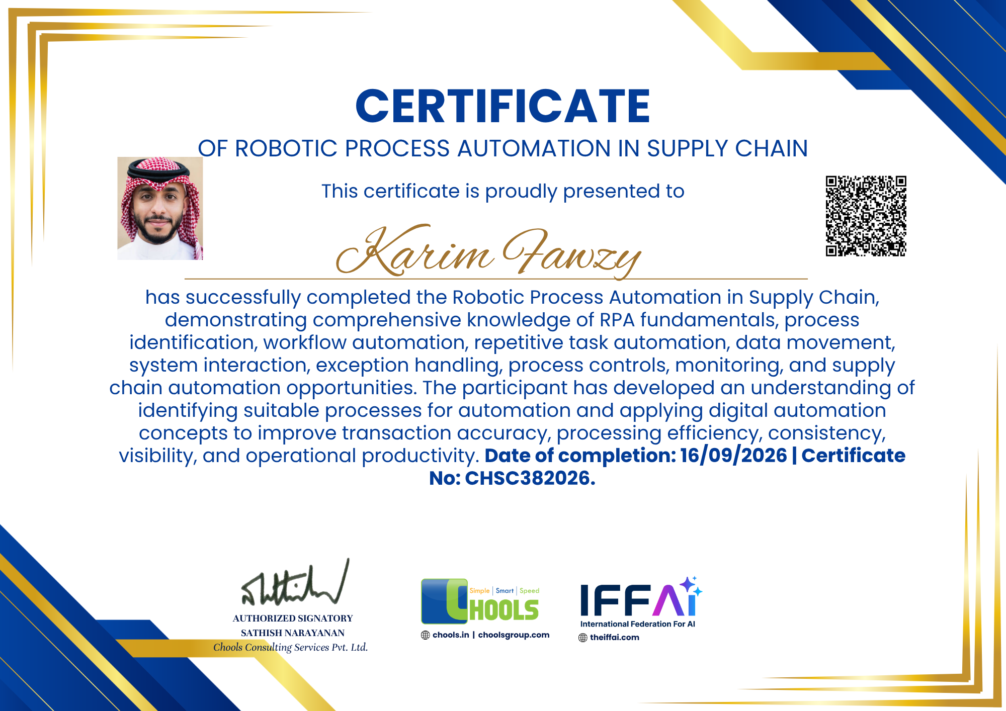 Emerging Business Program Certificate